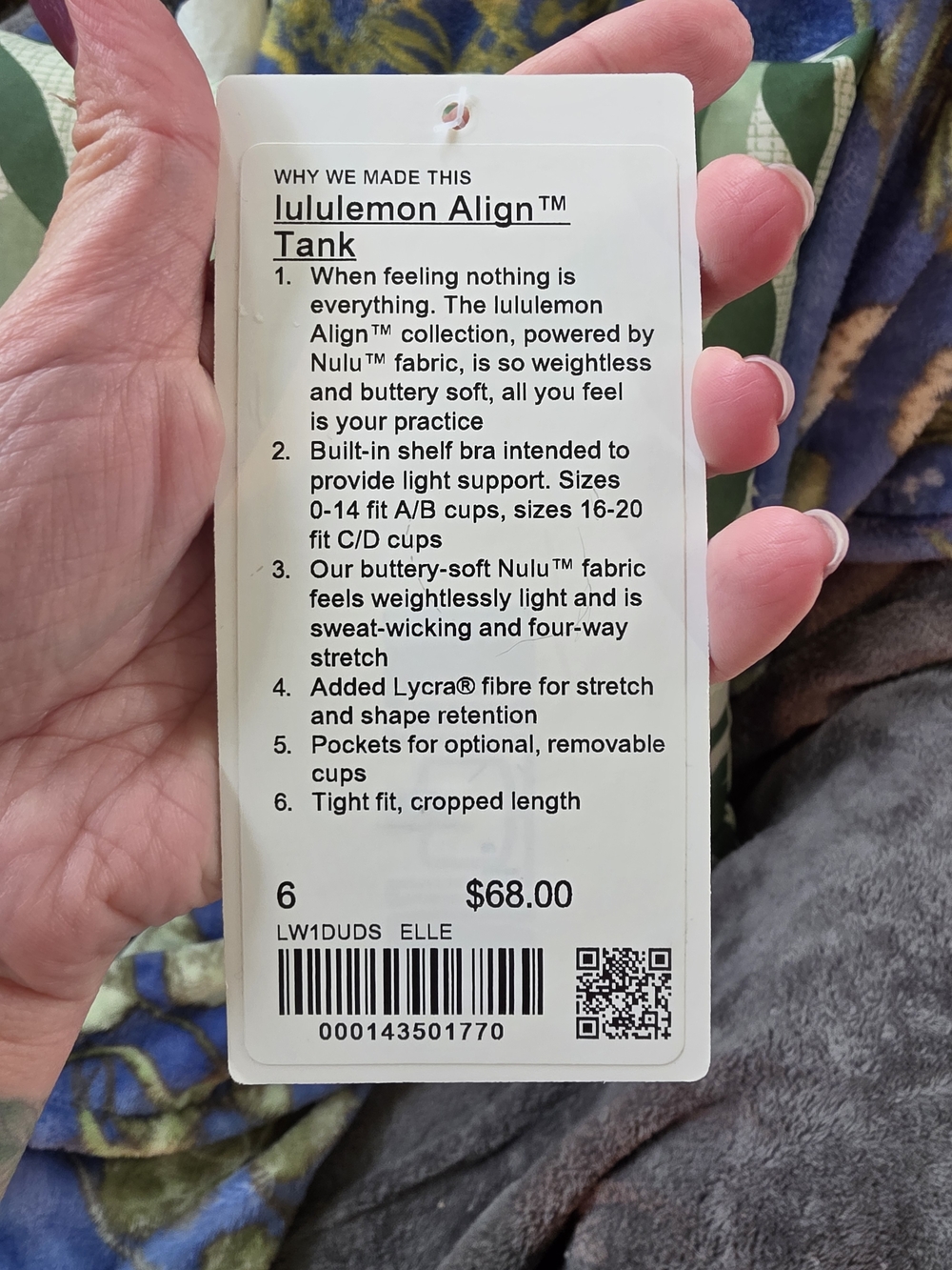 Lululemon Align Tank Top in the color Electric Lemon. - Picture 5 of 5